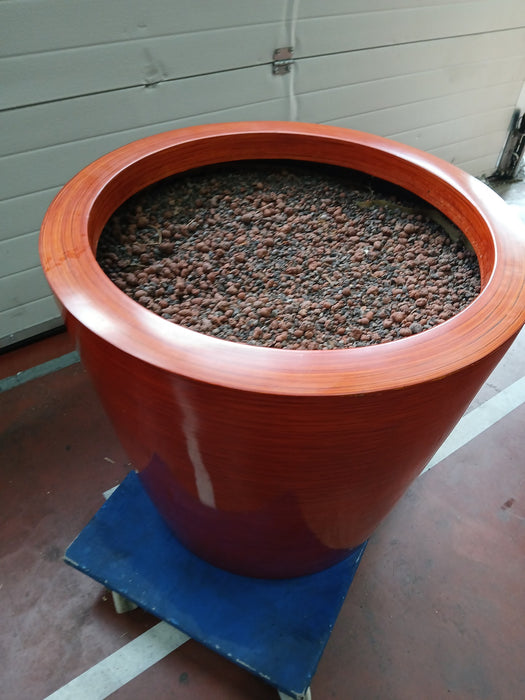 Plantenpot, bruin kunststof, diameter x H 66 x 58 cm