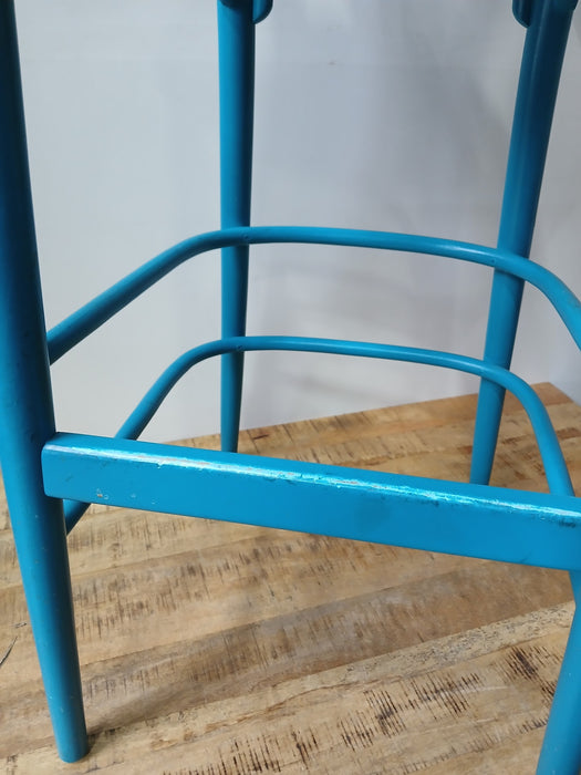 TON barkruk, petrol blauw, 40 x 45 x 103 cm, zithoogte 77 cm