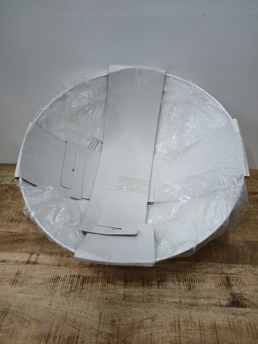 IKEA 365+ Brasa lampenkap, wit, diam. x H 60 x 24 cm
