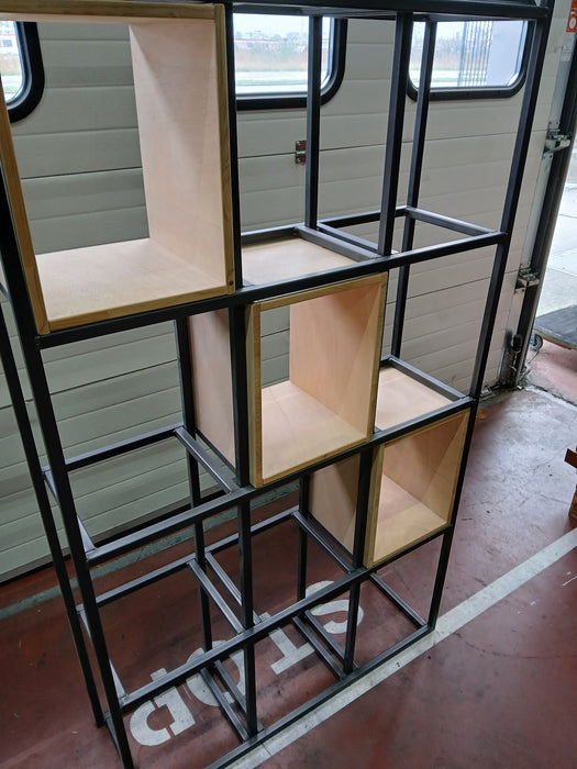 Spinder Design Tampa 3 wandrek, staal, 95,5x29x200 cm