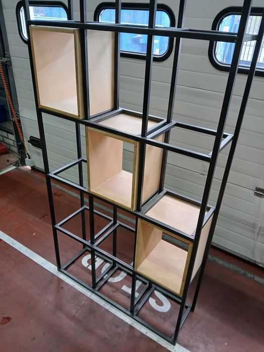 Spinder Design Tampa 3 wandrek, staal, 95,5x29x200 cm