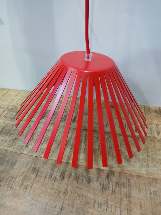 Gispen Ray hanglamp, rood, diam, x H 27 x 16 cm