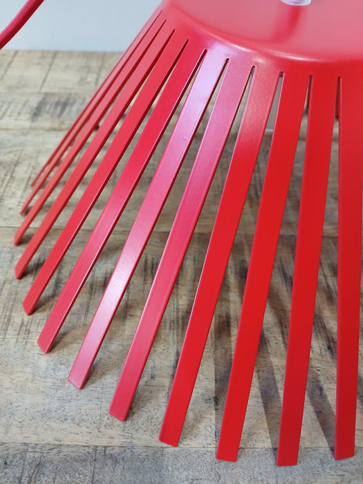 Gispen Ray hanglamp, rood, diam, x H 27 x 16 cm