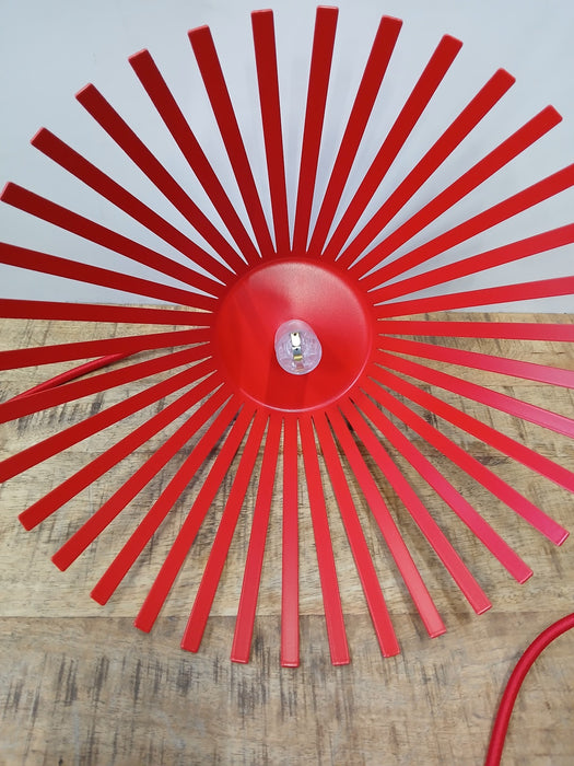 Gispen Ray hanglamp, rood, diam, x H 27 x 16 cm