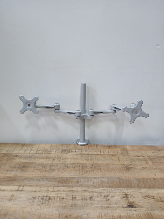 Neomounts Newstar dubbele monitorarm, zilver, WESA 75/100 mm