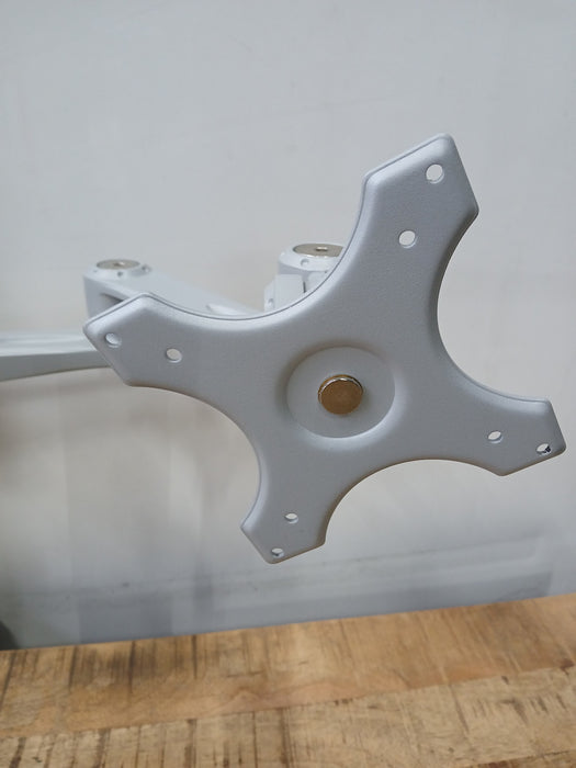 Neomounts Newstar dubbele monitorarm, zilver, WESA 75/100 mm