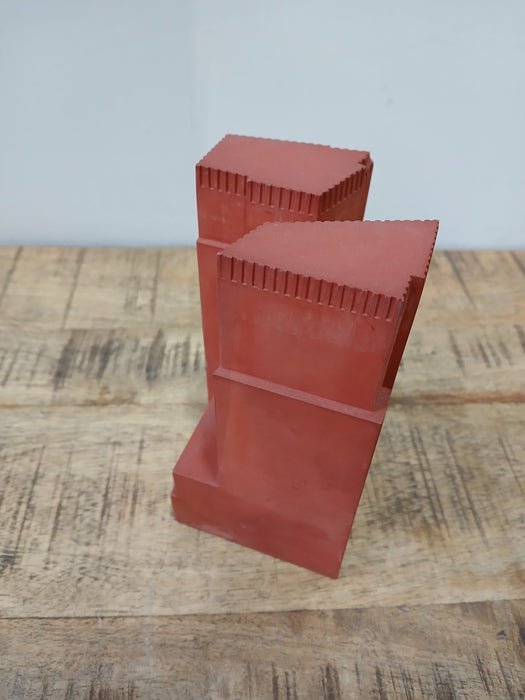 Gipsmodel / Maquette van Ministeries, gegoten gips, 8 x 7 x 14 cm