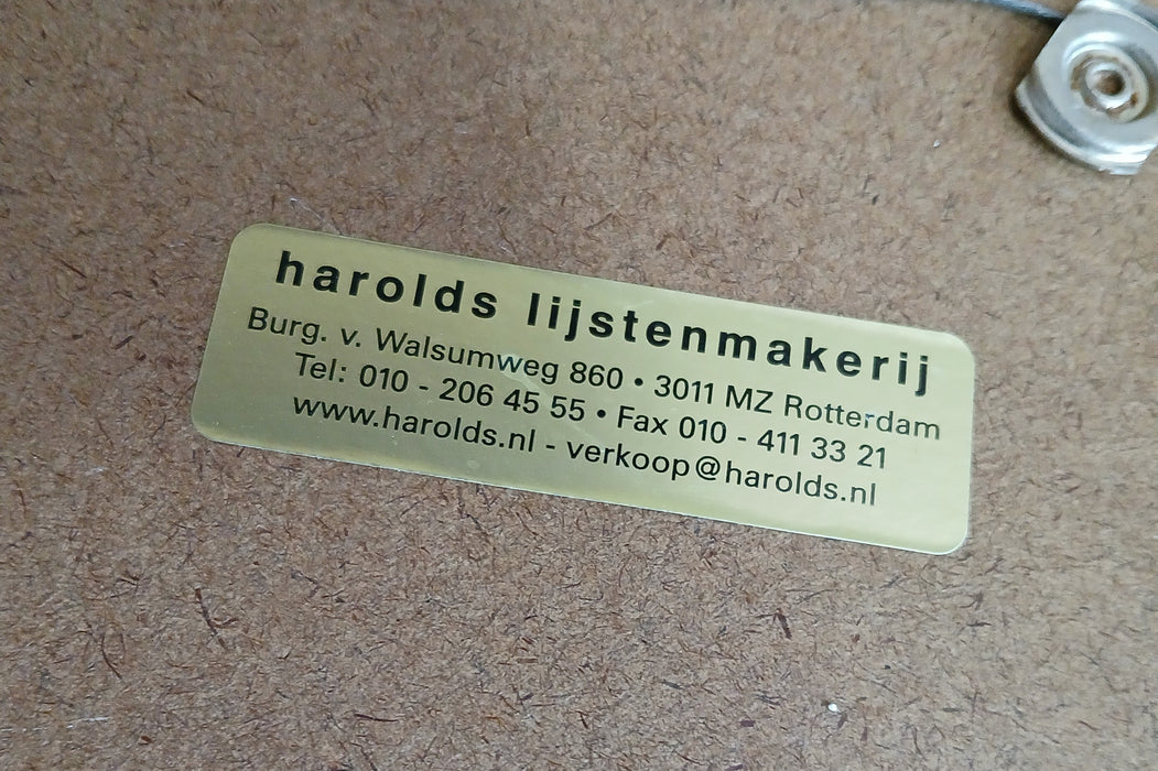 Afbeelding van Ministeries in Den Haag, hout, 80 x 110 cm