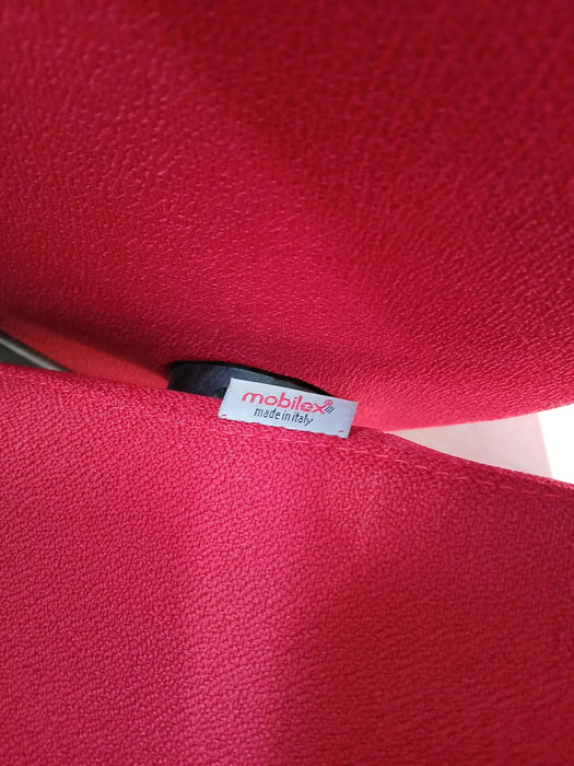 Mobilex bioscoopbankje, inklapbaar, rood, 175 x 50 x 90 cm