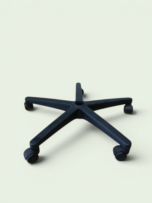 Voetkruis met AWP55 wieltjes Ahrend, zwart