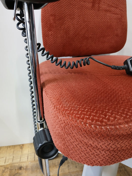 Trippelstoel Doge Trippelmax, stof/bruin, adapter ontbreekt!