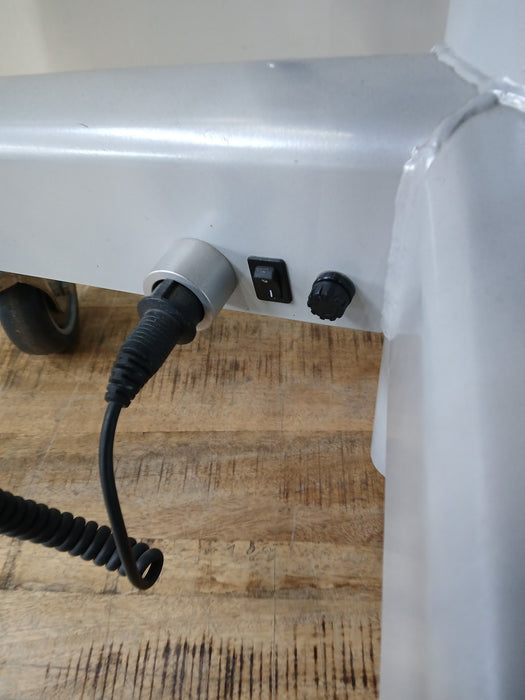 Trippelstoel Doge Trippelmax, stof/bruin, adapter ontbreekt!