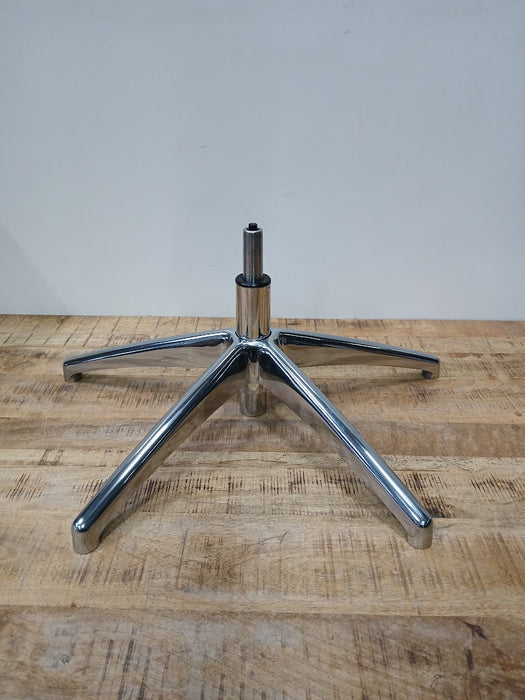 Voetkruis + gasveer, chroom, nieuw