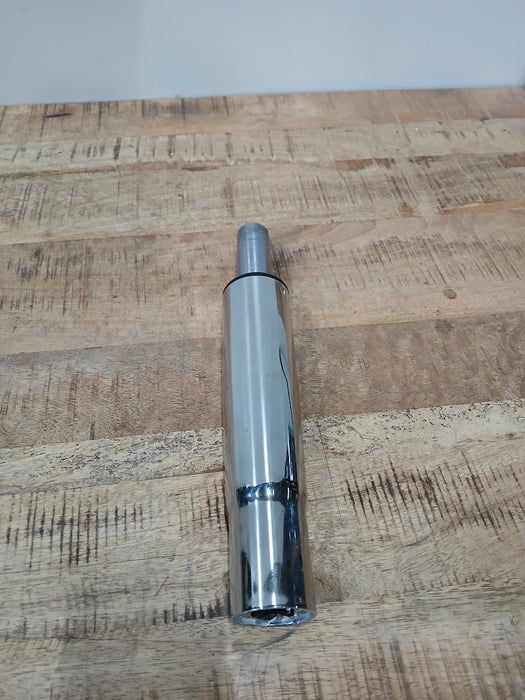 Voetkruis + gasveer, chroom, nieuw