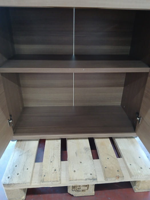 Buffetkast, eiken fineer, B x D x H 79 x 40 x 222 cm