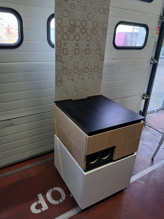 Onderkast, Douwe Egberts, Wit / berken, 60 x 66 x 90 /192 cm