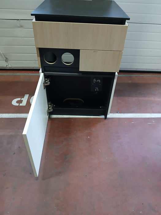 Onderkast, Douwe Egberts, Wit / berken, 60 x 66 x 90 /192 cm