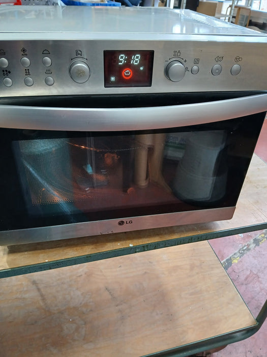 LG MC8080HLCS combi-magnetron, zilver, B x D x H 47 x 56 x 38 cm