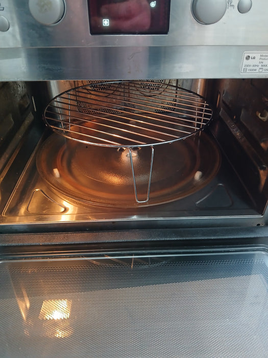 LG MC8080HLCS combi-magnetron, zilver, B x D x H 47 x 56 x 38 cm