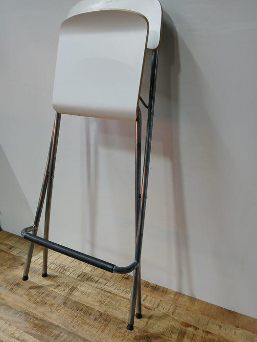 IKEA Franklin barkruk, wit, 50 x 44 x 95 cm