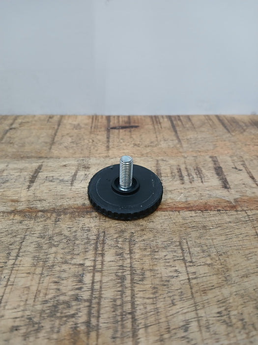 Aspa stelvoet (set van 2 stuks), zwart kunststof, M8 x 30 mm