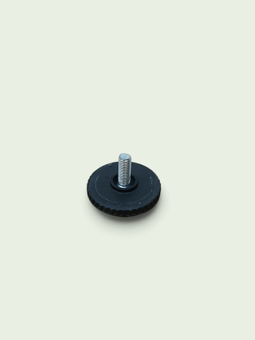 Aspa stelvoet (set van 2 stuks), zwart kunststof, M8 x 30 mm