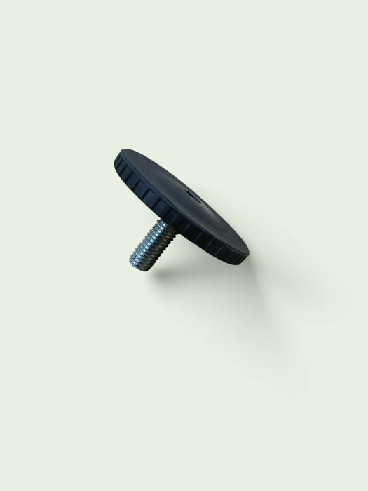 Aspa stelvoet (set van 2 stuks), zwart kunststof, M8 x 30 mm