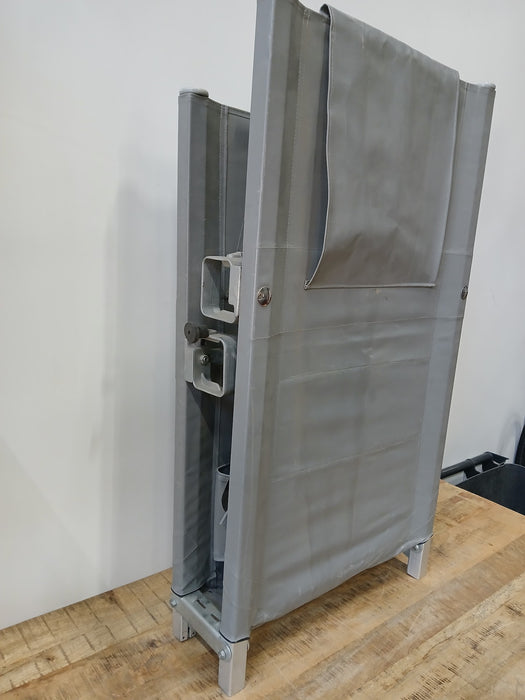 Opvouwbare brancard, grijs, 190 x 45 cm