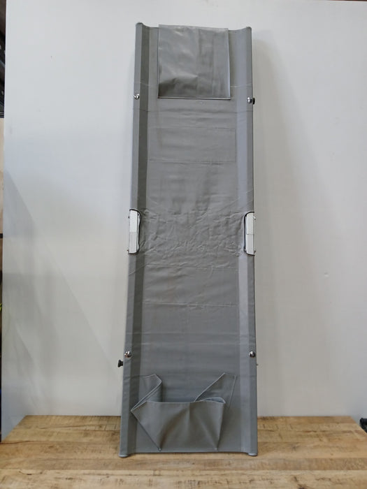 Opvouwbare brancard, grijs, 190 x 45 cm