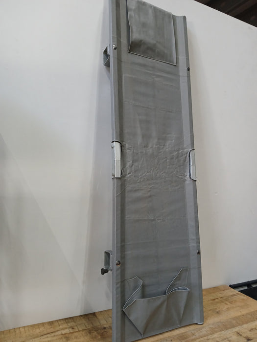 Opvouwbare brancard, grijs, 190 x 45 cm