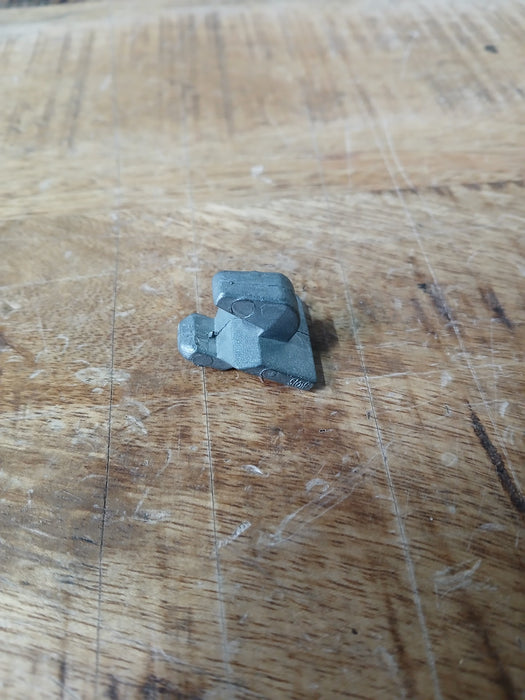 Legbordhaakje voor kast, aluminium, 2,5 x 2,5 x 2,0 cm