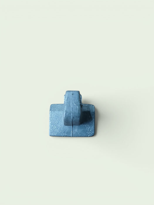 Legbordhaakje voor kast, aluminium, 2,5 x 2,5 x 2,0 cm
