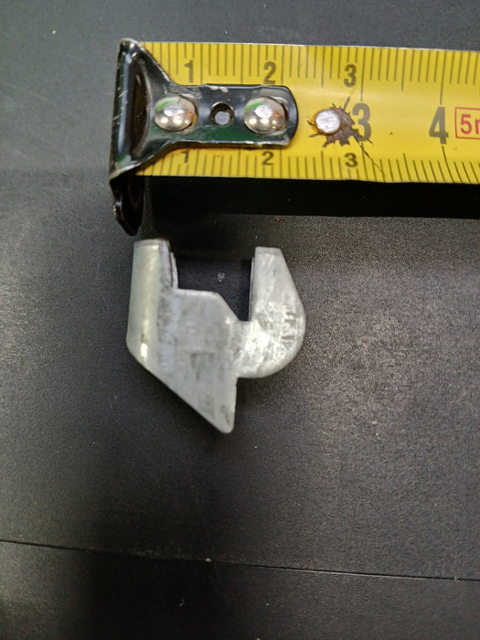 Legbordhaakje voor kast, staal, 2,5 x 2,5 x 1,0 cm