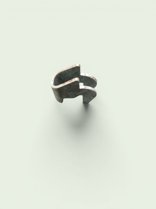 Legbordhaakje voor kast, staal, 2,5 x 2,5 x 1,0 cm