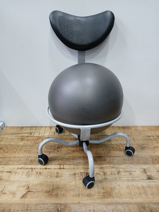 Pallosit balstoel op wielen, grijs / antraciet