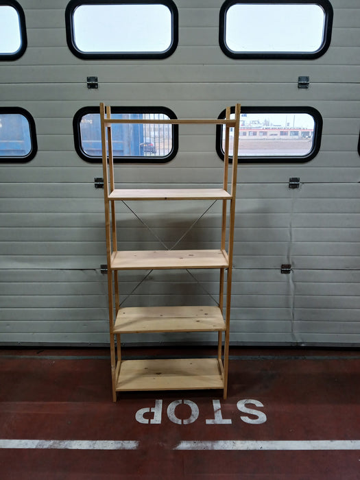 IKEA Fjus Legbordstelling, hout / vuren, L x B x H 69 x 30 x 170 cm