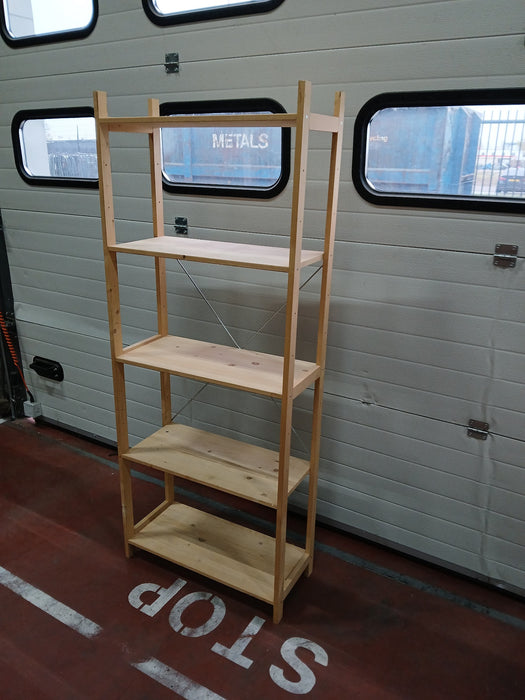 IKEA Fjus Legbordstelling, hout / vuren, L x B x H 69 x 30 x 170 cm