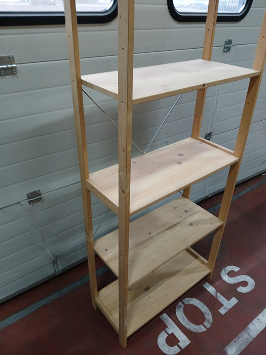 IKEA Fjus Legbordstelling, hout / vuren, L x B x H 69 x 30 x 170 cm