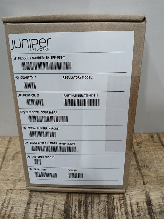 Juniper EX-SFP-1GE-T, ongebruikt in de originele verpakking