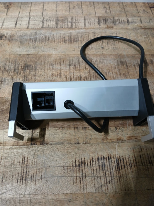 Bachmann Desk 902.053 opbouw stekkerunit, zwart / aluminium