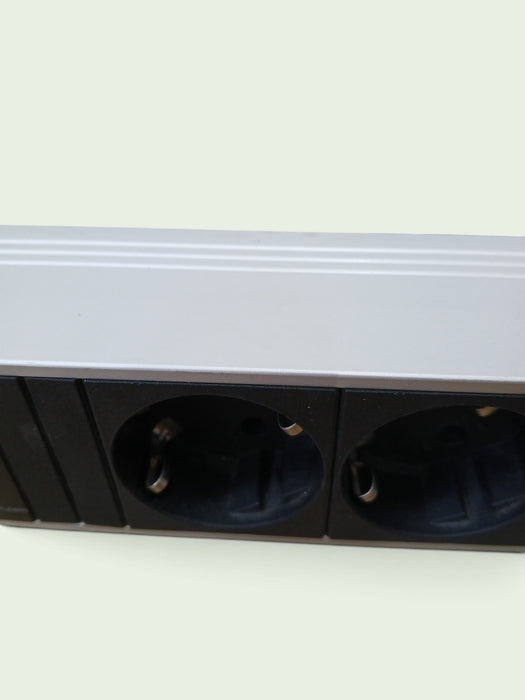 Bachmann Coni 333.2003 stekkerdoos, alu /zwart