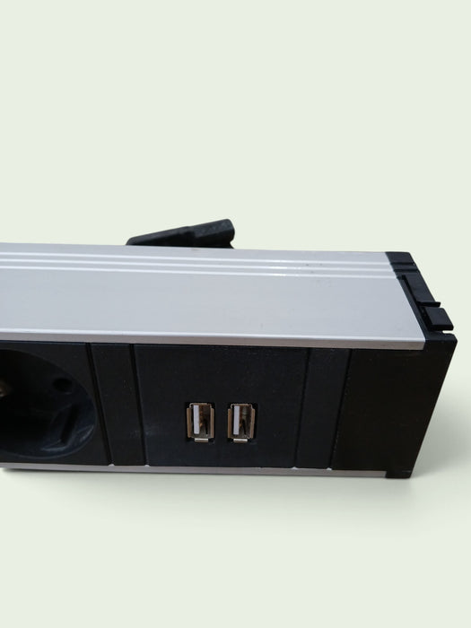 Bachmann Coni 333.2003 stekkerdoos, alu /zwart