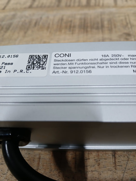 Bachmann Coni 912.0156 stekkerdoos, alu /zwart