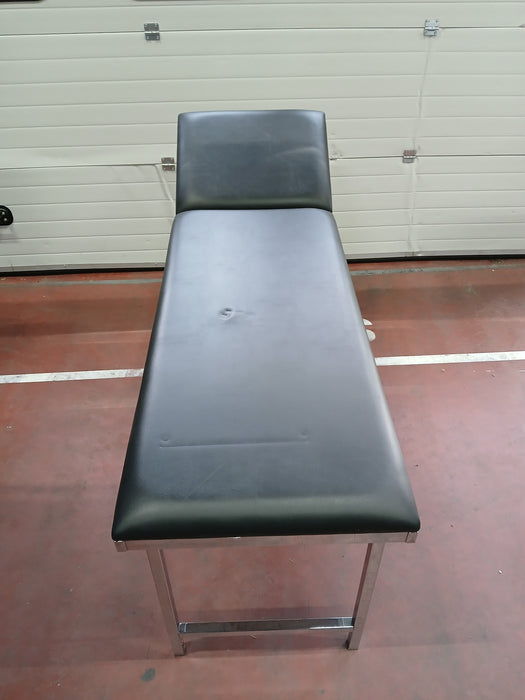 Aga ECG onderzoekstafel, zwart/chroom, L x B x H 190 x 65 x 80 cm