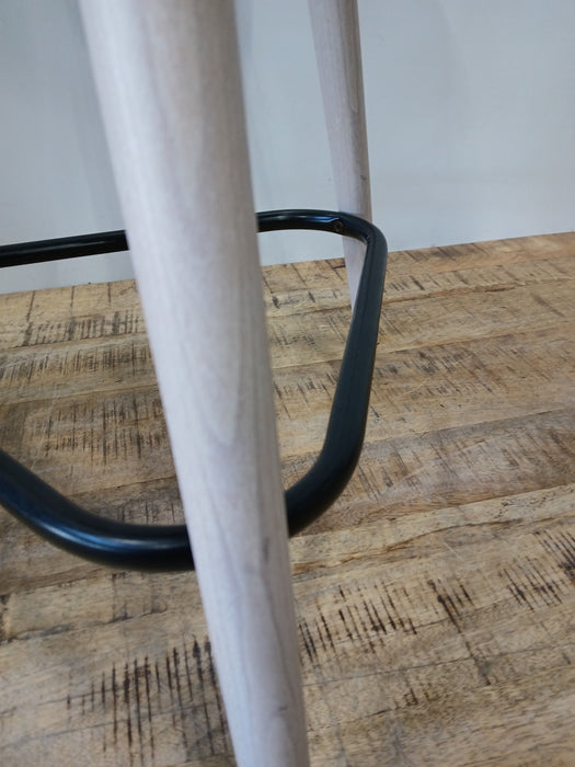 Fameg Finn design krukje, zwart/whitewash, 39 x 39 x 49 cm