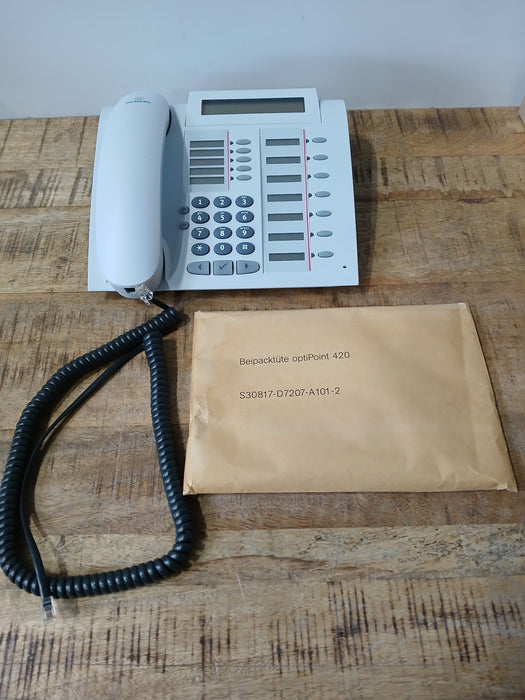 Siemens Optipoint 420 Plus telefoon, kleur artic, nieuw / ongebruikt!!