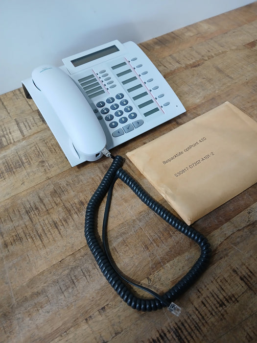 Siemens Optipoint 420 Plus telefoon, kleur artic, nieuw / ongebruikt!!