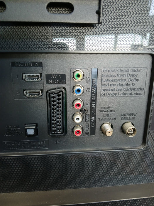 LG 49UF675V tv op standaard, zwart, 49 inch