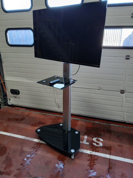 LG 49UF675V tv op standaard, zwart, 49 inch