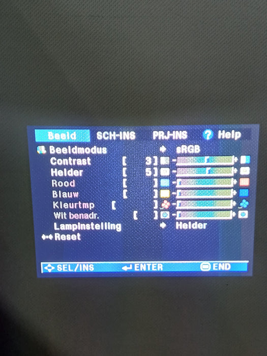 Sharp XR-10X beamer, zilver, inclusief (rol)koffer